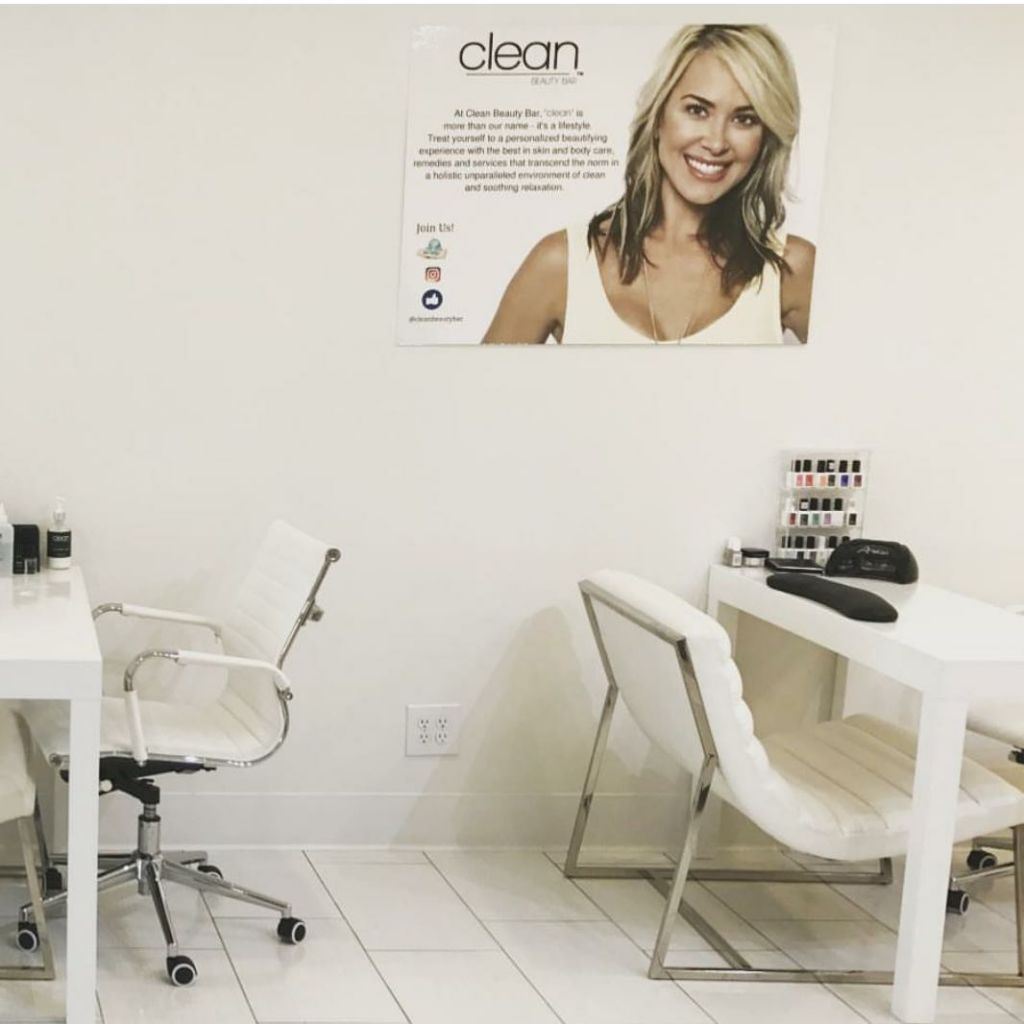 Nail Salon And Spa Concept Clean Beauty Bar Provides Services In A