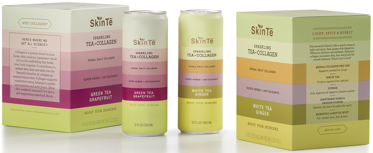 Pass The Bubbly: SkinTe Pops Into The Beauty Market With Carbonated Collagen Teas