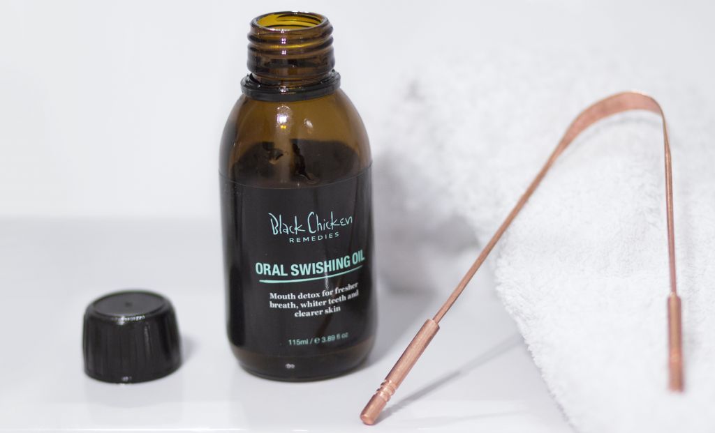 Black Chicken Remedies Black Chicken Remedies' wellness offerings include its Oral Swishing Oil and Copper Tongue Cleaner