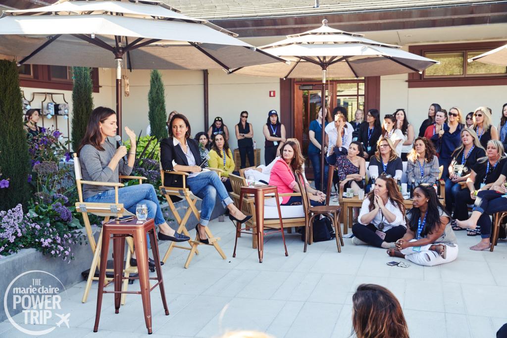 Jennifer Garner, Anne Fulenwider Fireside Chat-Marie Claire Power Trip 2018