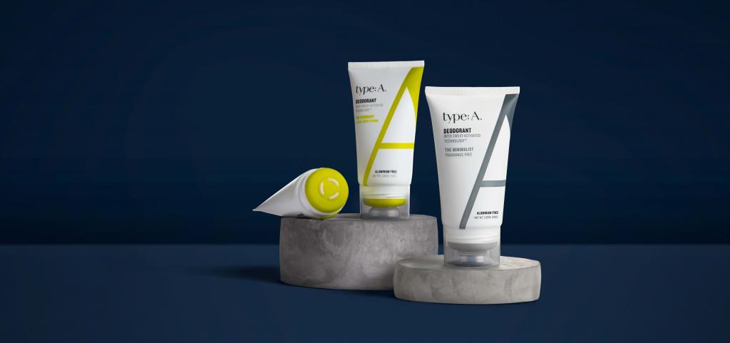 Aluminum-free deodorant brand Type:A's marketing messages focus on health and body positivity.
