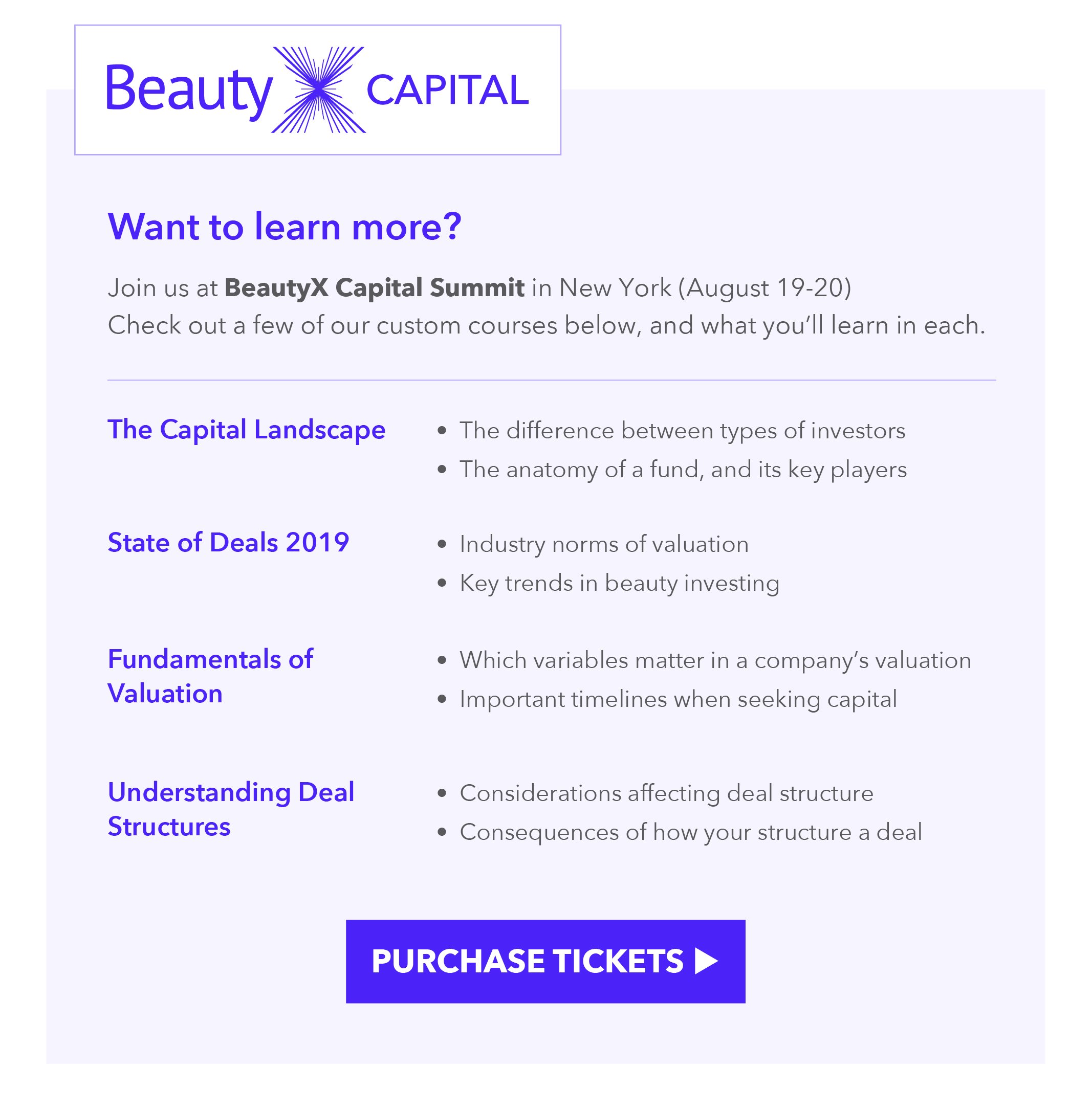 BeautyX Capital Summit 2019