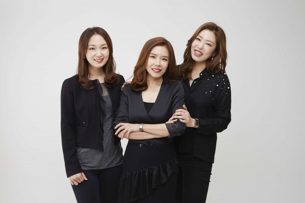 Real founders Yanghee Paik, Aness An and Binna Won