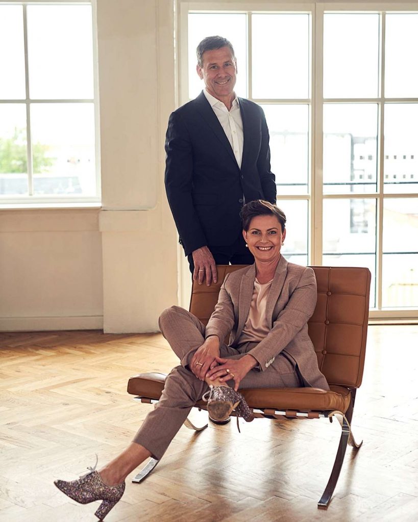 Anne-Sophie Skjoedt Villumsen and Joergen Skjoedt.