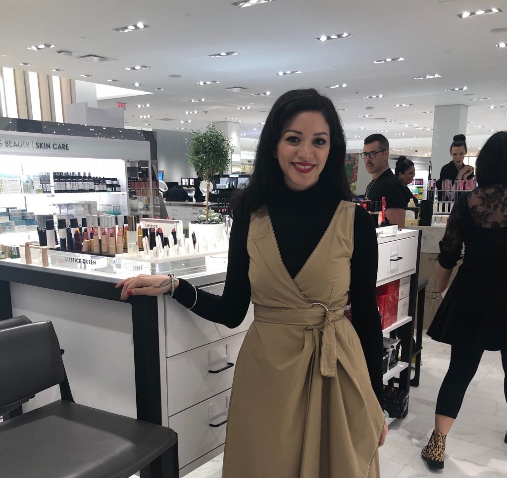 Michelle Daquioag, beauty selling manager for Neiman Marcus at Hudson Yards