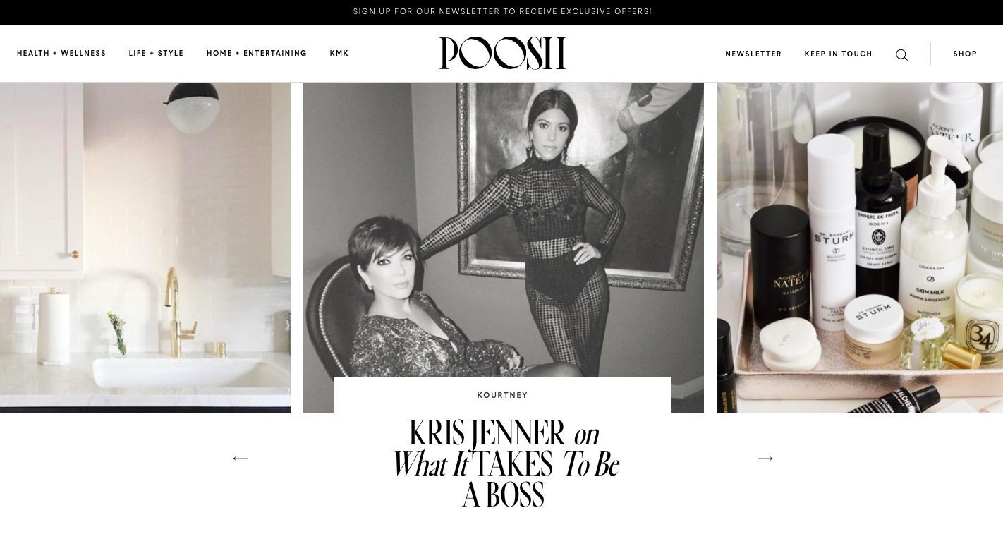 Can Kourtney Kardashian’s New Lifestyle Website Poosh Push Sales Of Indie Beauty Brands?