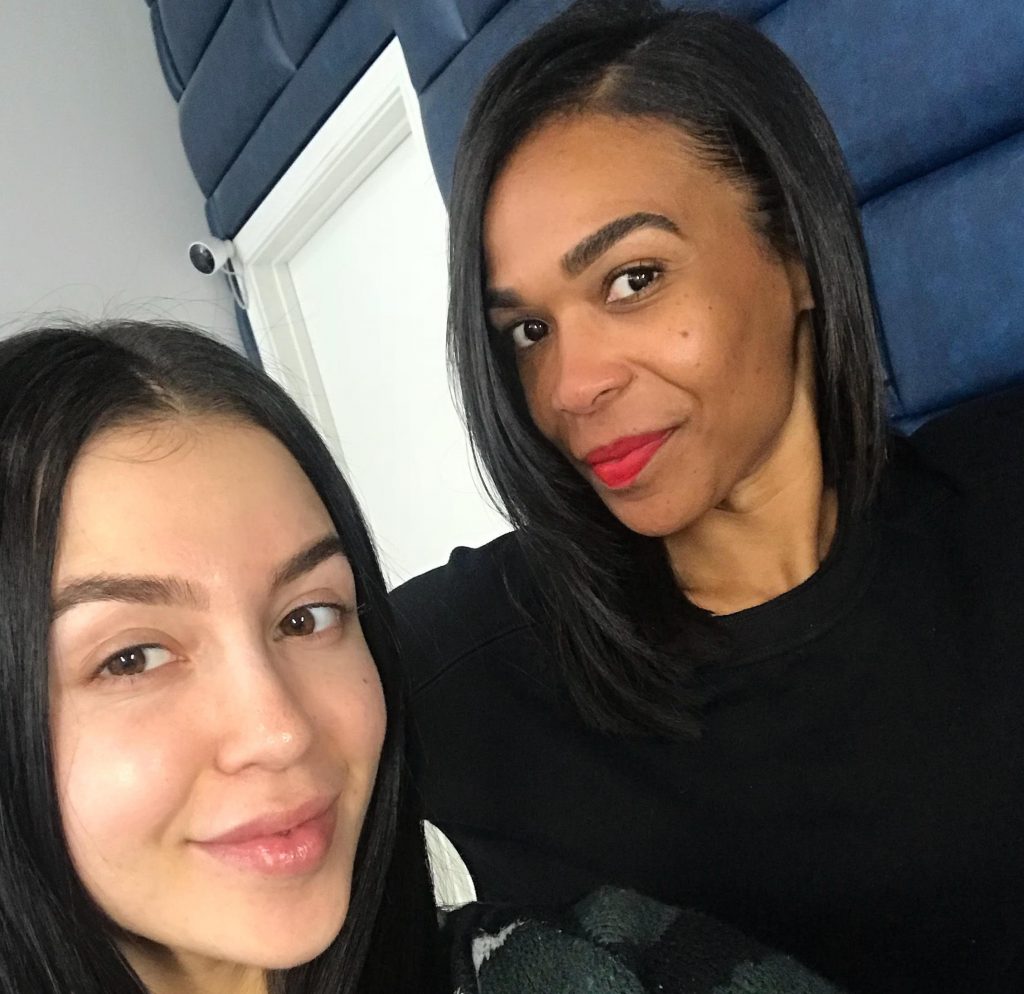 Giselle Soto and Michelle Williams