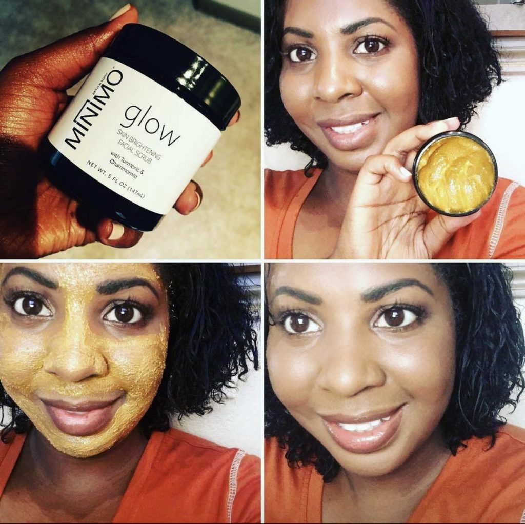 Minimo Skin Essentials founder Mary Ware has starred in an ad for her brand's Glow Skin Brightening Facial Scrub that has generated some $100,000 in revenues.