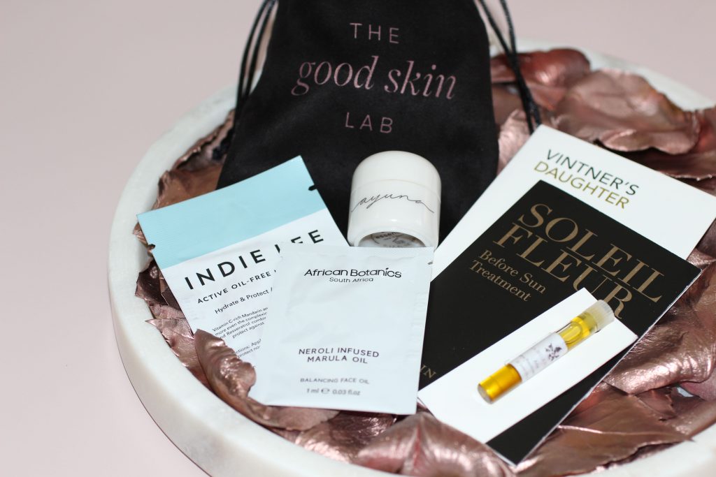 Aurum Rose's skincare sampling concept The Good Skin Lab