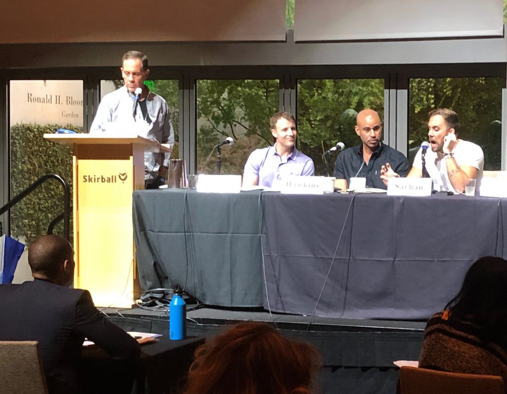 On May 22 at the Skirball Center in Los Angeles, Ipsy's Corey Weiss hosted a panel discussion with Michael Bumgarner, founder and CEO of Cannuka, Yanni Hufnagel, founder and CEO of Lemon Perfect, Kane Sarhan, co-founder and creative director of The Well, Ashley Lewis, CEO and co-founder of Fleur Marché, and Billy Hawkins, CEO of Elemental Creative Agency and Arsenic Magazine.