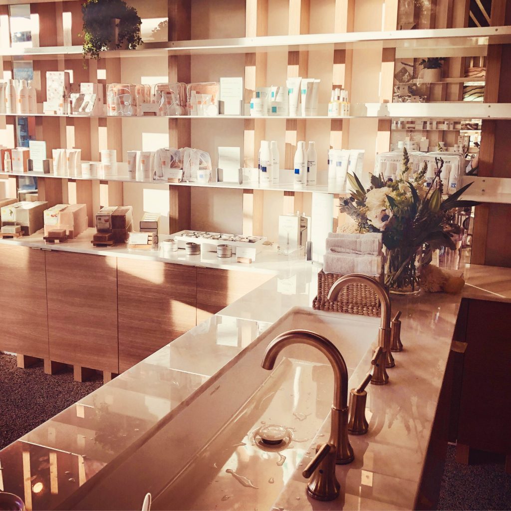 A store from clean beauty brand Lather