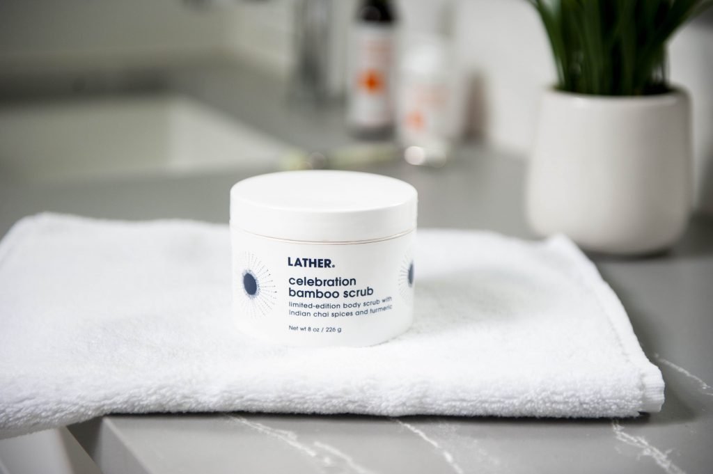 To celebrate its 20th anniversary, Lather has released Bamboo Body Scrub, a limited-edition twist on its bestselling Bamboo Lemongrass Foaming Body Scrub with Indian botanicals.