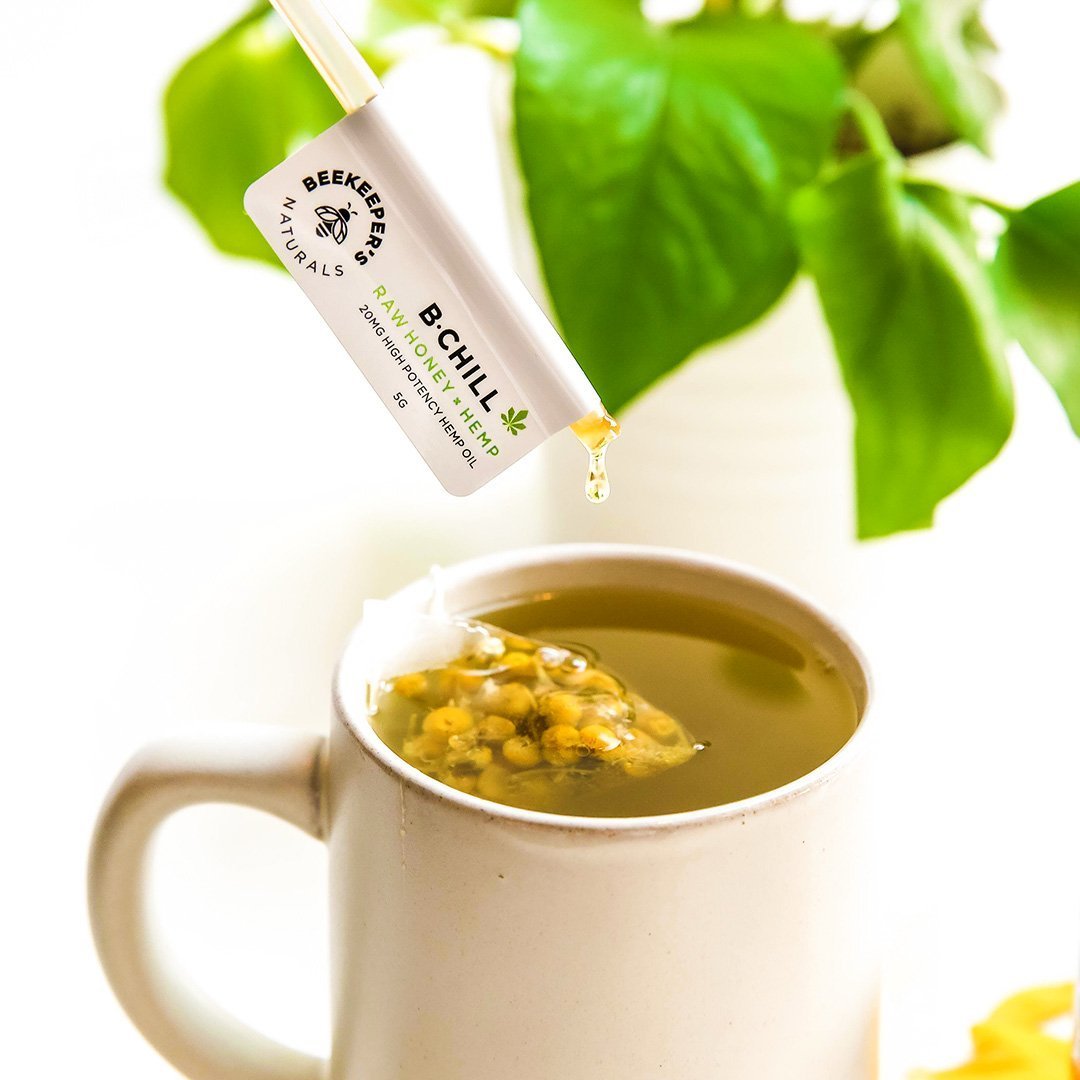 Beekeeper's Naturals B Chill Honey Sticks hemp oil