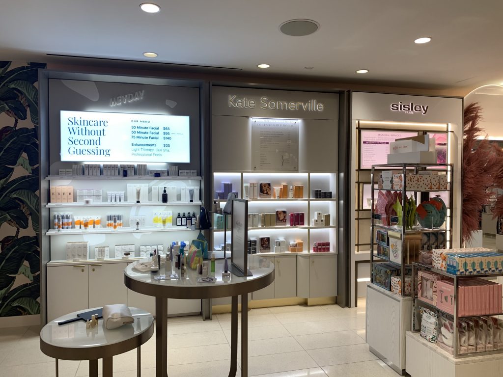 Nordstrom beauty department in New York