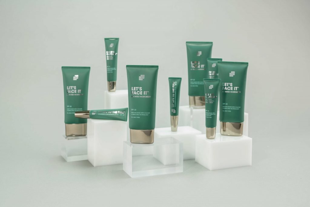 Shakeup Cosmetics debut products are Let’s Face It BB Tinted Moisturizer, Eye Eye Captain Under Eye Concealer & Moisturizer, and Lip Life To The Full Volumizing & Moisturizing Lip Gel.