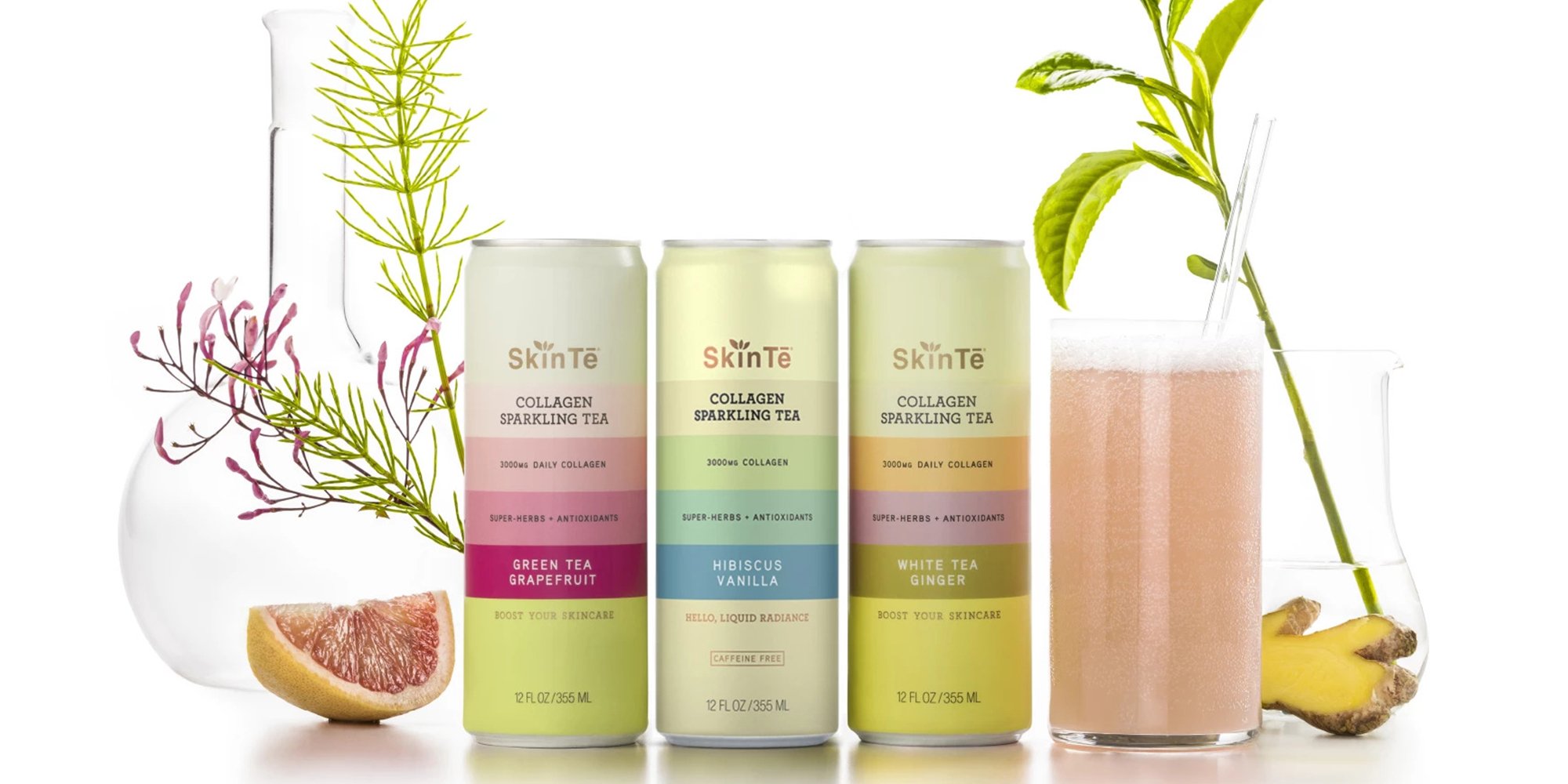Collagen Sparkling Tea Brand SkinTe Pulls In $3M From Sara Blakely, Karlie Kloss, Diane Von Furstenberg And More