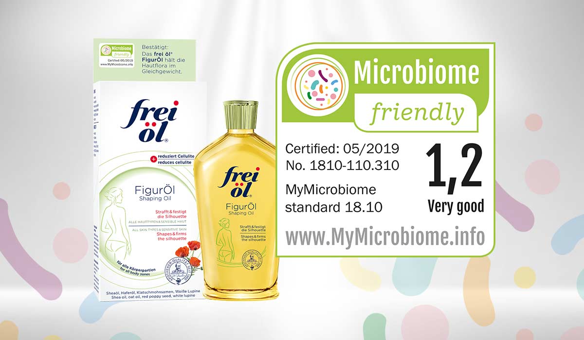 Frei öl is currently the only brand certified by MyMicrobiome, available on the German beauty market.