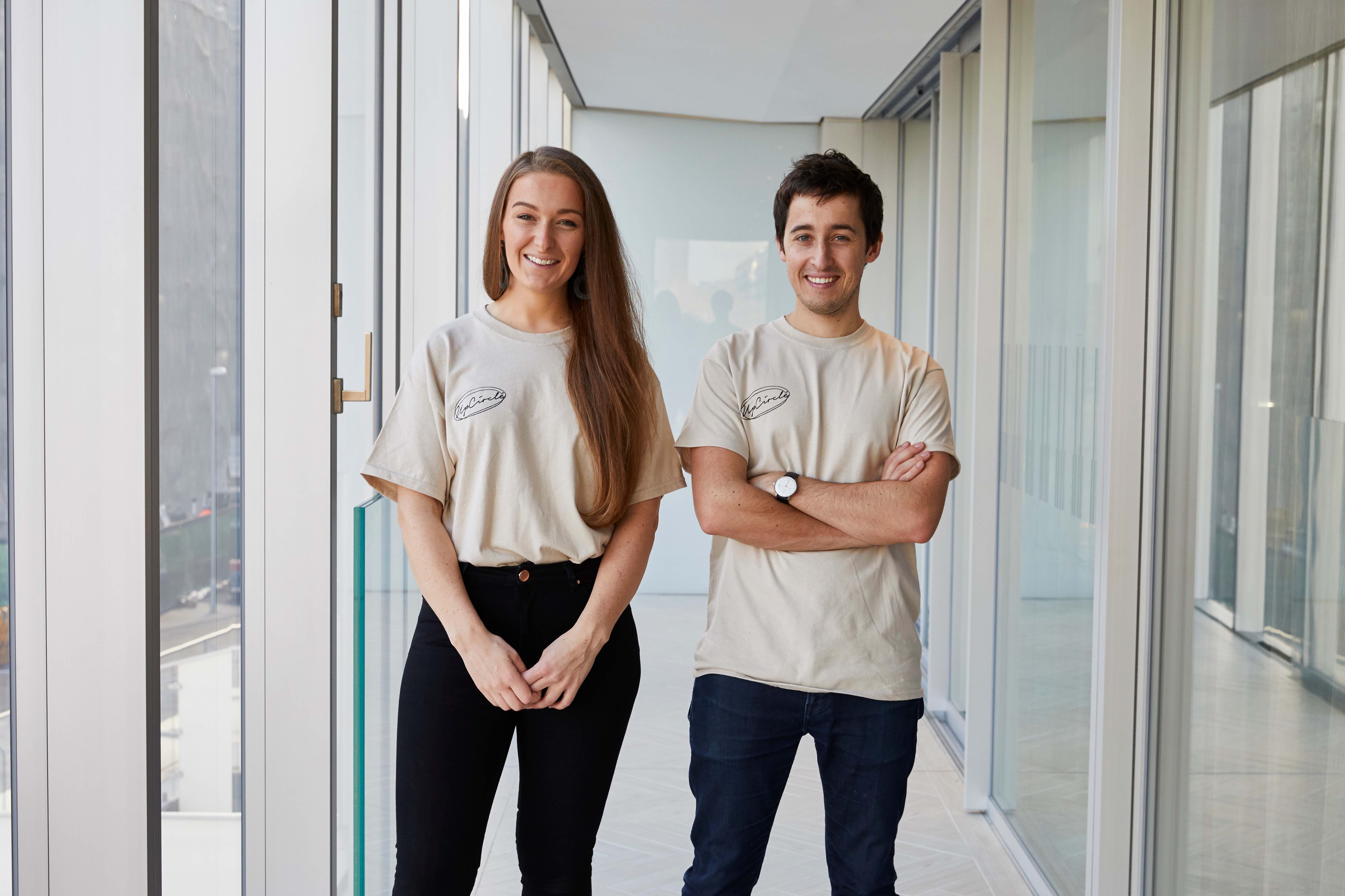 UpCircle co-founders and siblings Anna and William Brightman