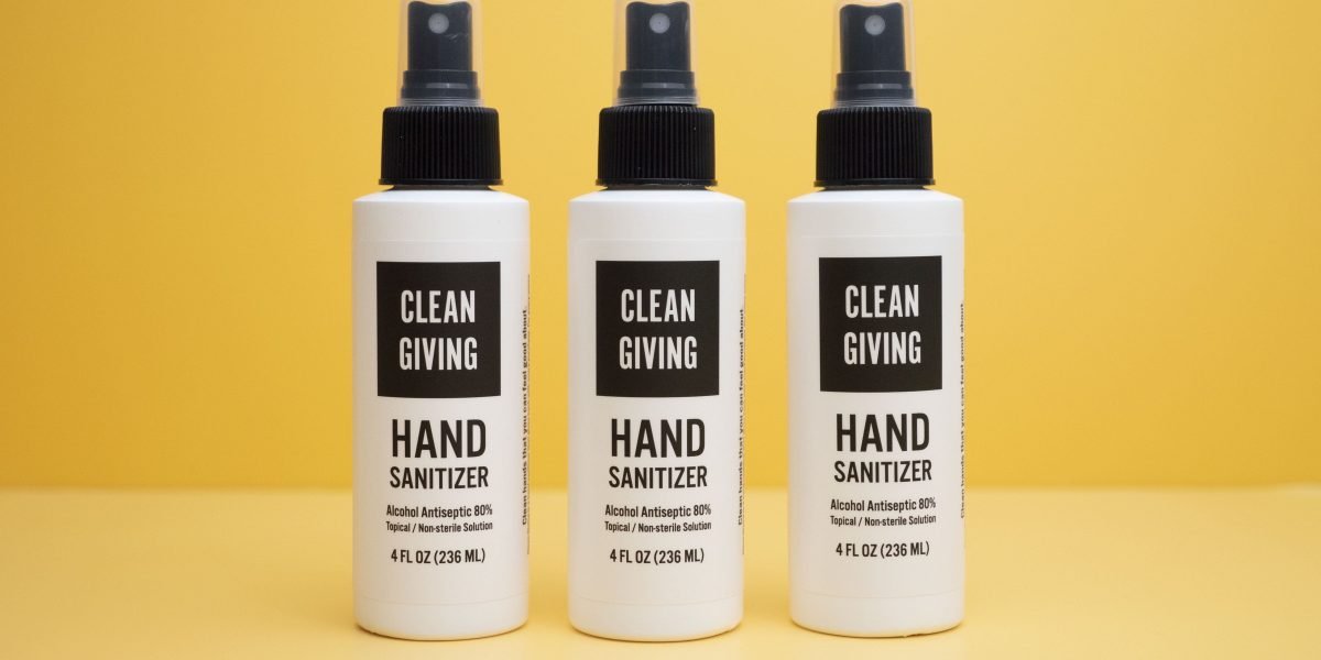 Clean Giving hand sanitizer