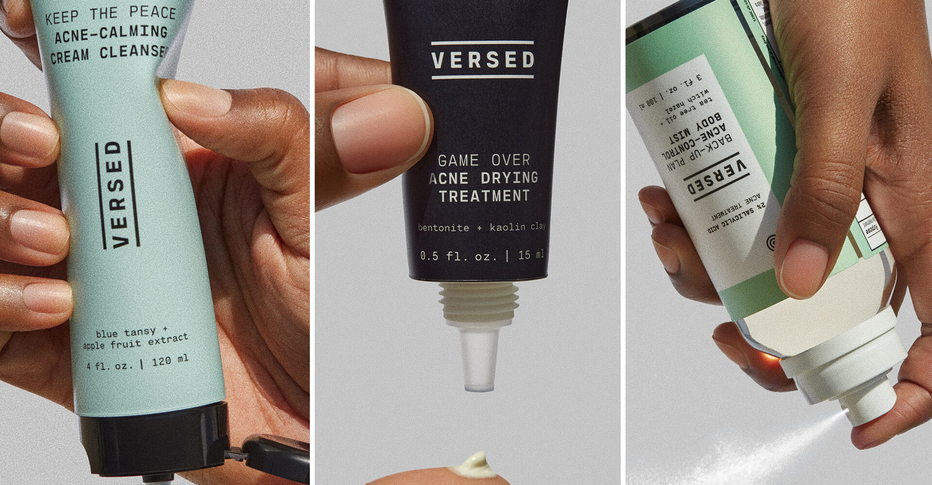 Clean Skincare Brand Versed Ventures Into The Growing Adult Acne Segment