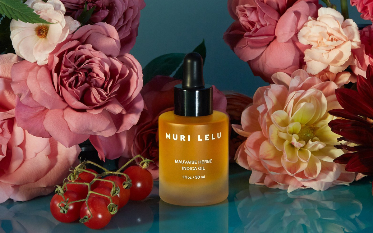 Mauvaise Herbe Indica Night Oil, handcrafted by a perfumer in France, is formulated to mimic the strains and scents of cannabis indica.