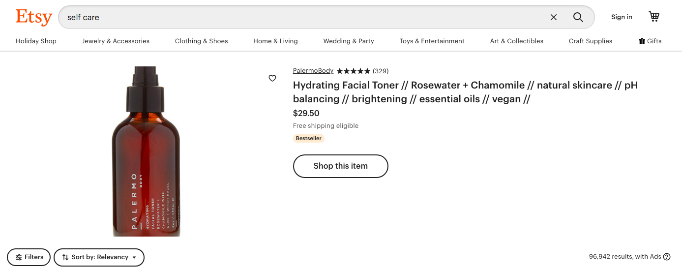 Etsy Is Back For Beauty In A Big Way—But It’s Not Without Problems