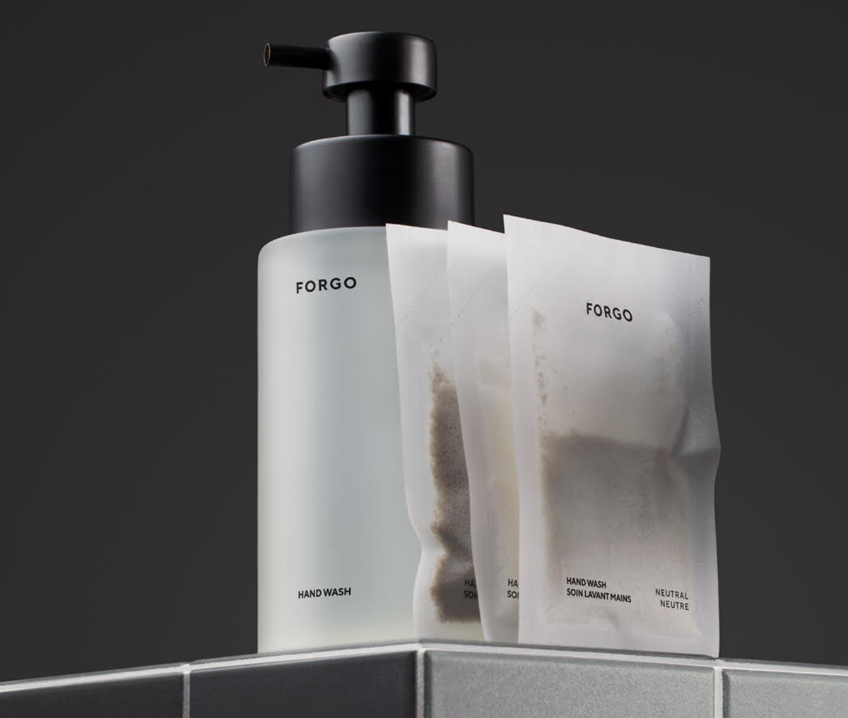 New Powder-To-Liquid Hand Wash Brand Forgo Is Sustainable Minimalism Personified