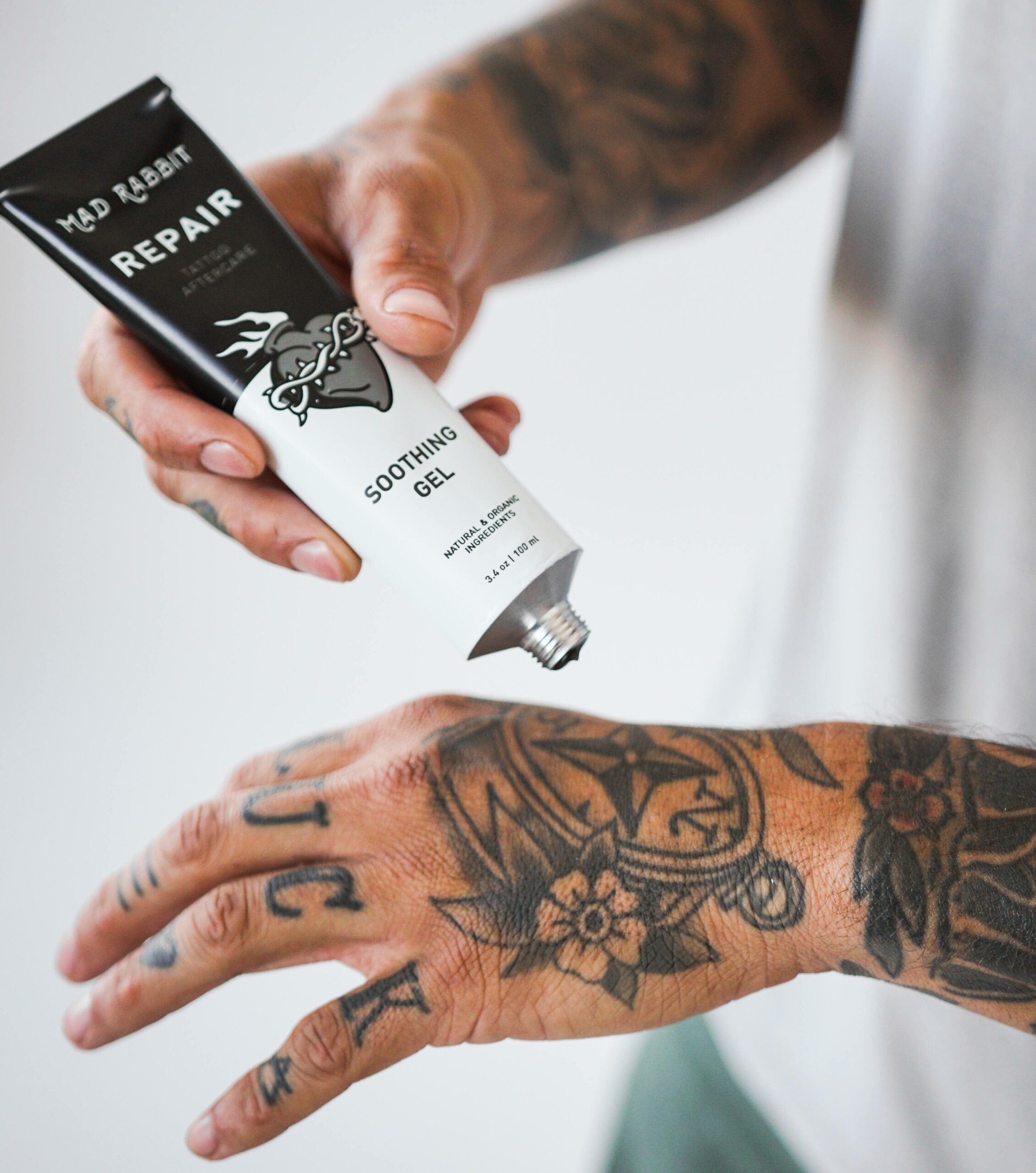 Amazoncom Customer reviews Mad Rabbit Tattoo Balm amp Aftercare Cream  Color Enhancement that Revives Old Tattoos Hydrates New Tattoos Made With  Natural Ingredients  Petroleum Free Daily Tattoo Lotion Moisturizer amp  Brightener