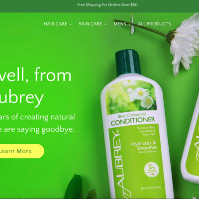 Nutraceutical Shutters Pioneering Natural Haircare And Skincare Brand Aubrey Organics