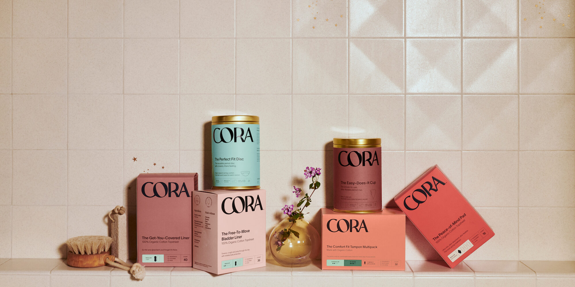 Period Care Specialist Cora Reveals Colorful Rebrand And New Wellness  Products