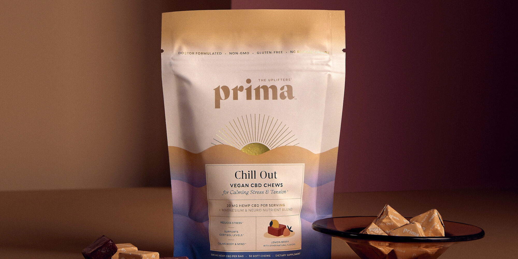 “An Anti-Gummy Ingestible”: Prima Debuts CBD Chewable Chill Out