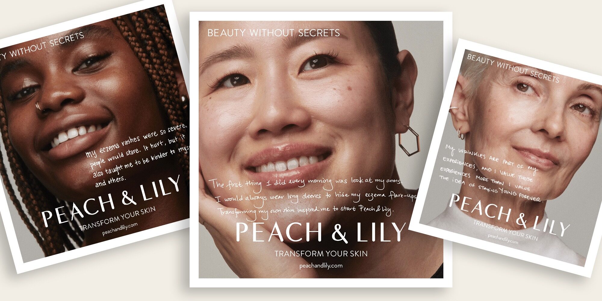 Peach & Lily's First-Ever Brand Campaign Lets NYC Subway Riders In On  People's Skin Secrets