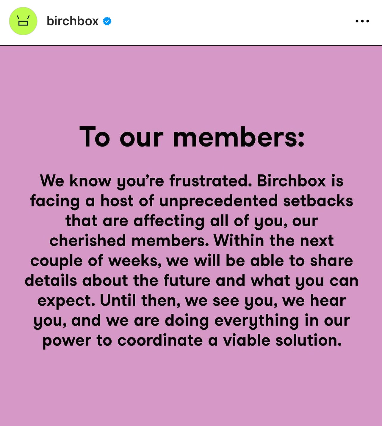 Birchbox last IG post