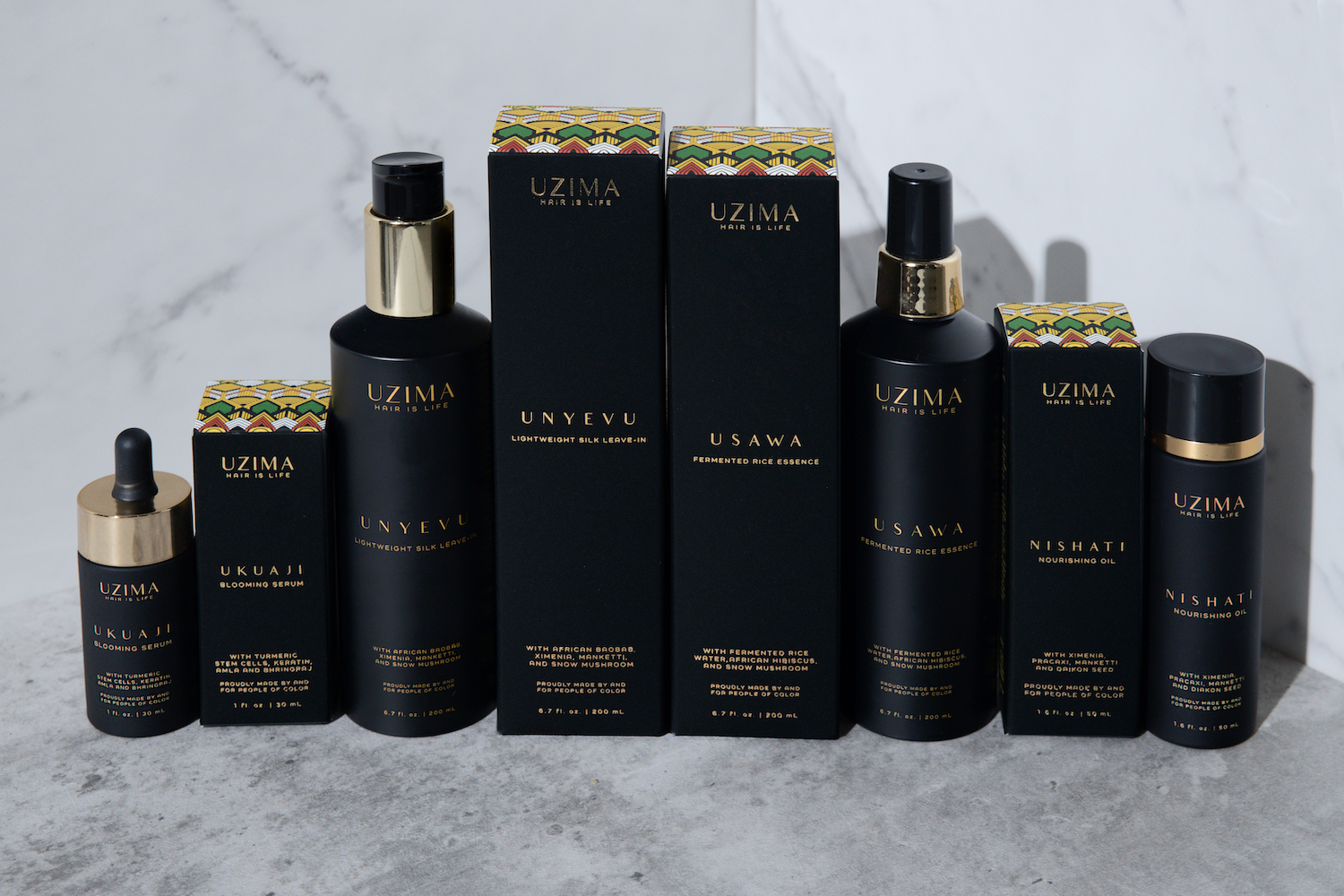 New Brand Uzima Raises The Luxury Profile Of Textured Haircare And Scalp Care